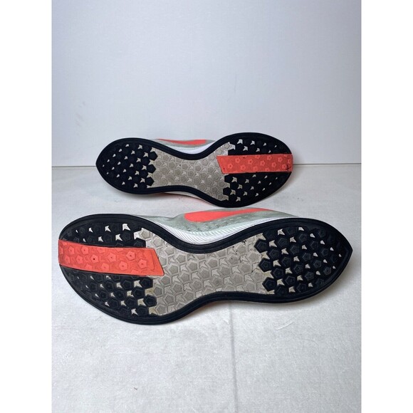 NIKE Zoom Pegasus 35 Turbo AJ4114-060 Grey/Hot Punch Mens Size 15 Shoe Sneaker - Picture 5 of 8